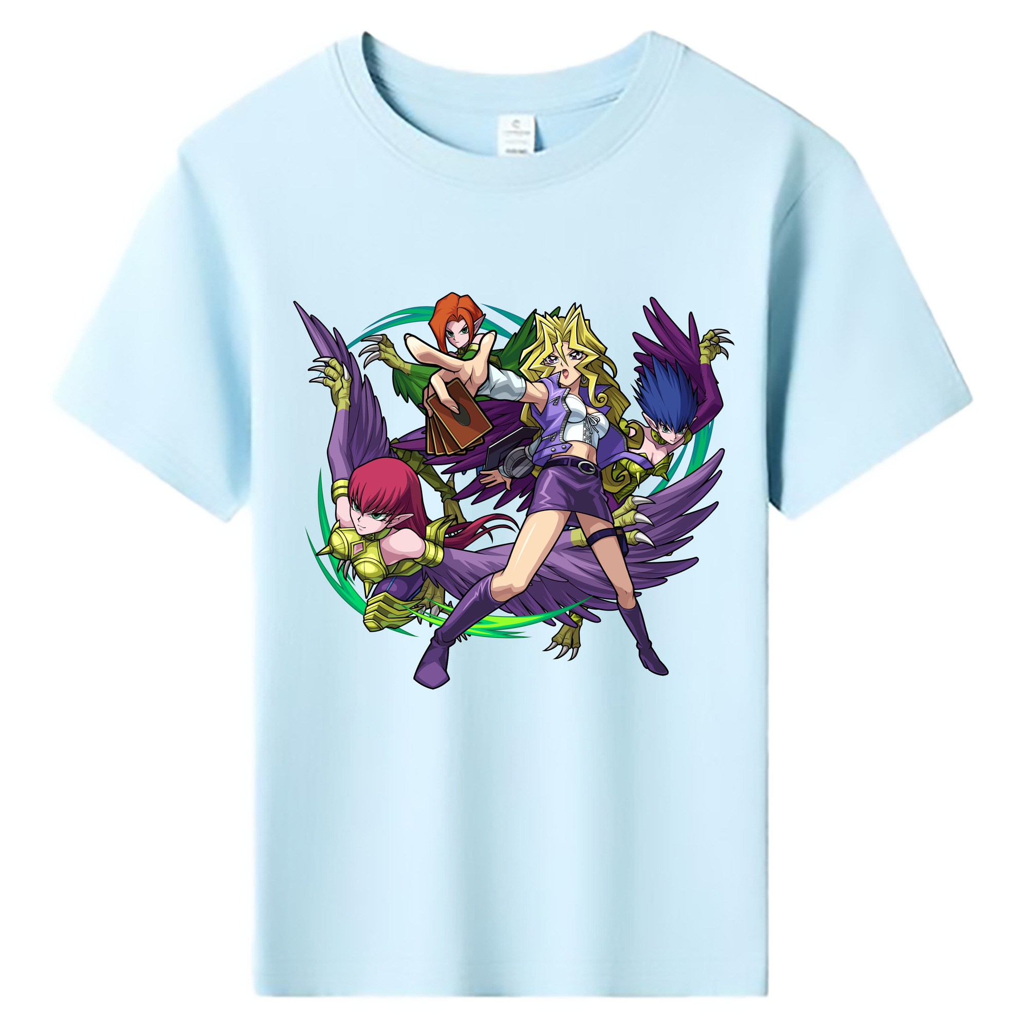 （画像用） 遊☆戯☆王 Yu-Gi-Oh! 綿100％キッズTシャツ（フロントプリント）